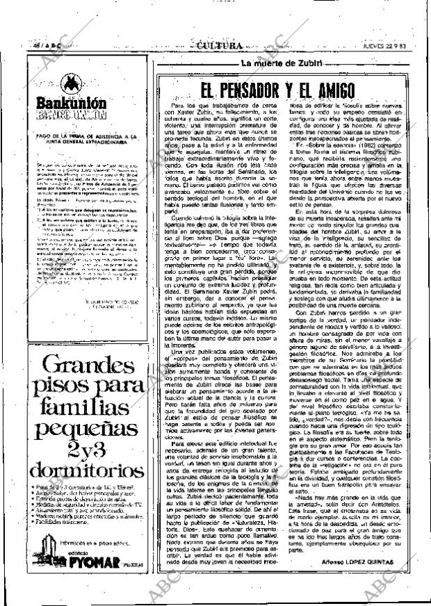 ABC MADRID 22-09-1983 página 48