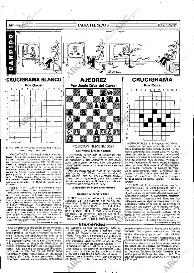 ABC MADRID 22-09-1983 página 92