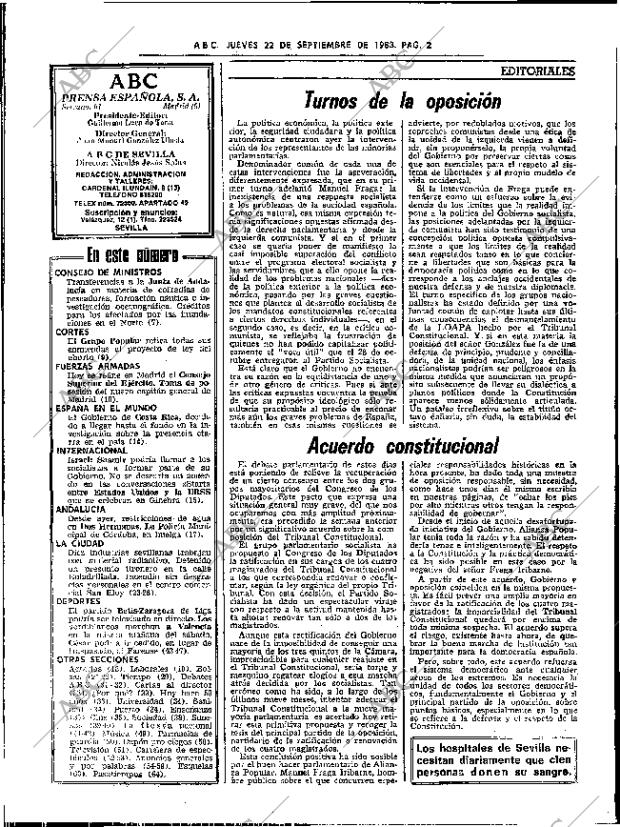 ABC SEVILLA 22-09-1983 página 14