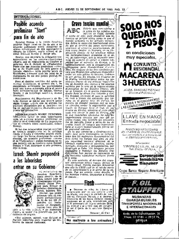 ABC SEVILLA 22-09-1983 página 27