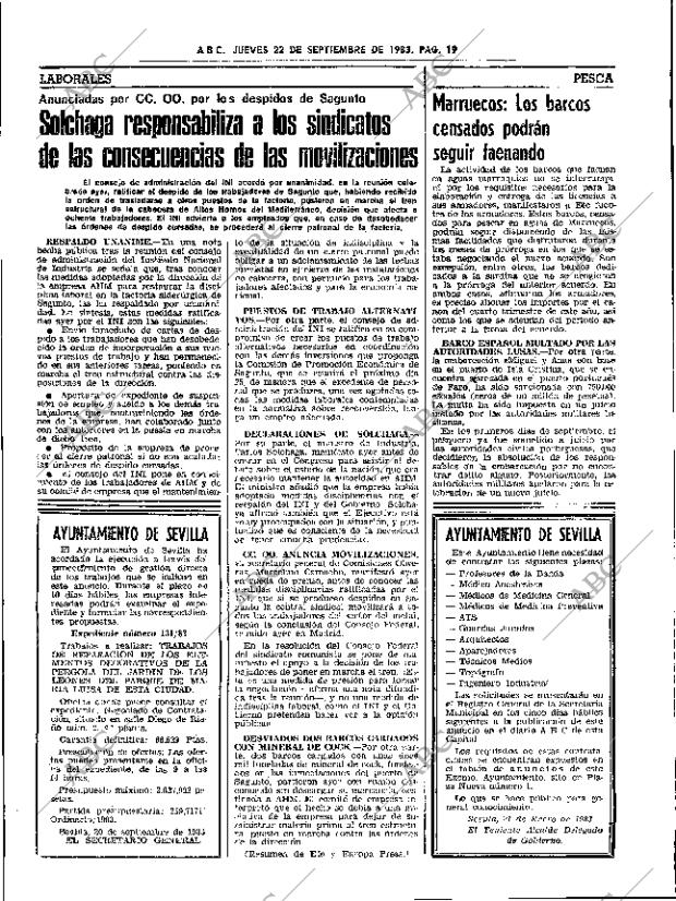 ABC SEVILLA 22-09-1983 página 31