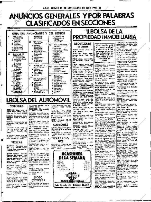 ABC SEVILLA 22-09-1983 página 66