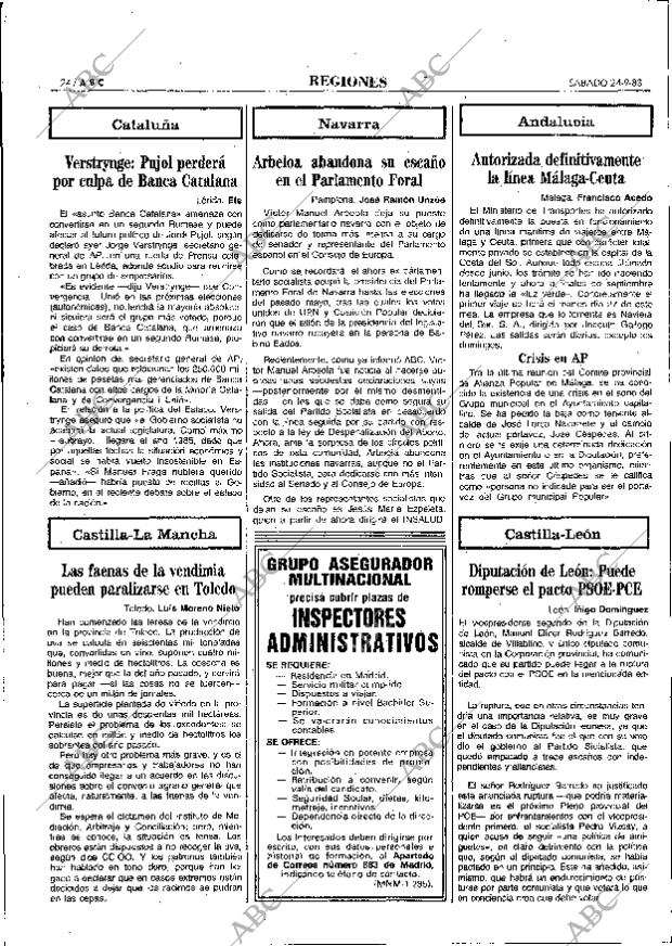 ABC MADRID 24-09-1983 página 24