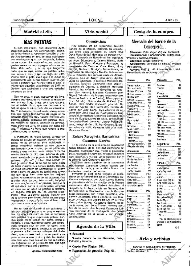 ABC MADRID 24-09-1983 página 33