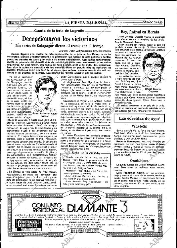 ABC MADRID 24-09-1983 página 74