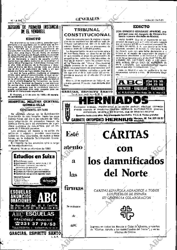 ABC MADRID 24-09-1983 página 90