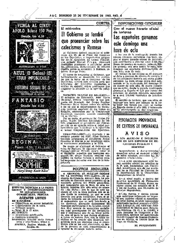 ABC SEVILLA 25-09-1983 página 22