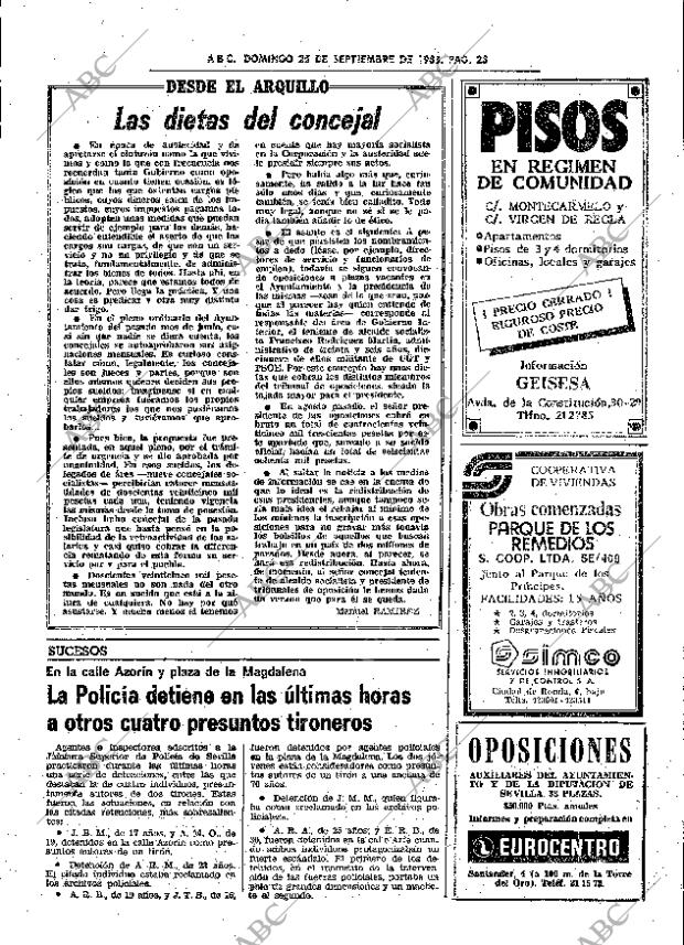 ABC SEVILLA 25-09-1983 página 39