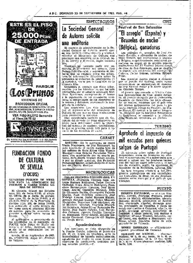 ABC SEVILLA 25-09-1983 página 60