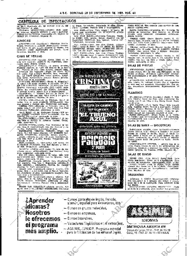 ABC SEVILLA 25-09-1983 página 77