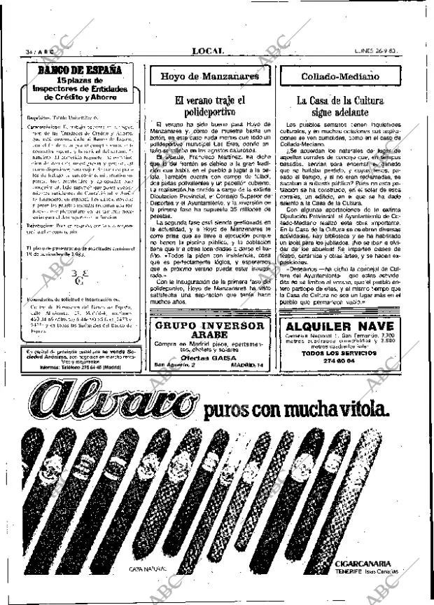 ABC MADRID 26-09-1983 página 34