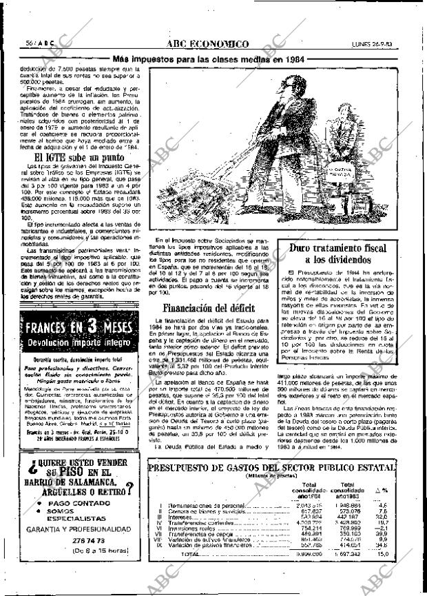 ABC MADRID 26-09-1983 página 56