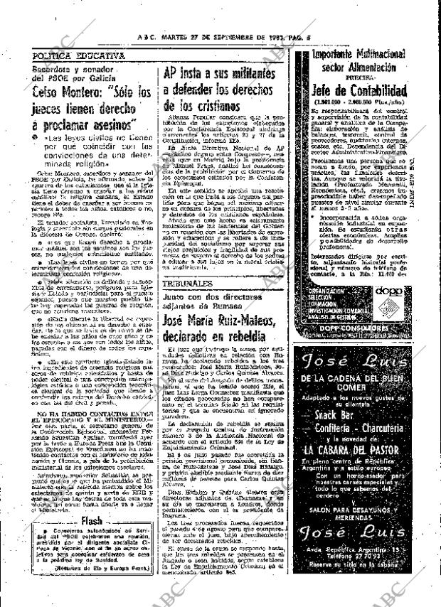 ABC SEVILLA 27-09-1983 página 21