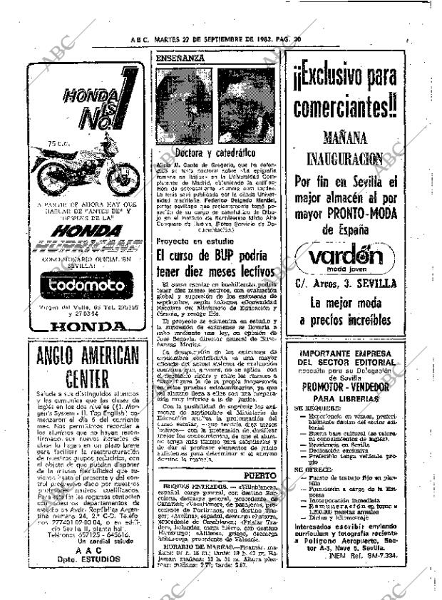 ABC SEVILLA 27-09-1983 página 46