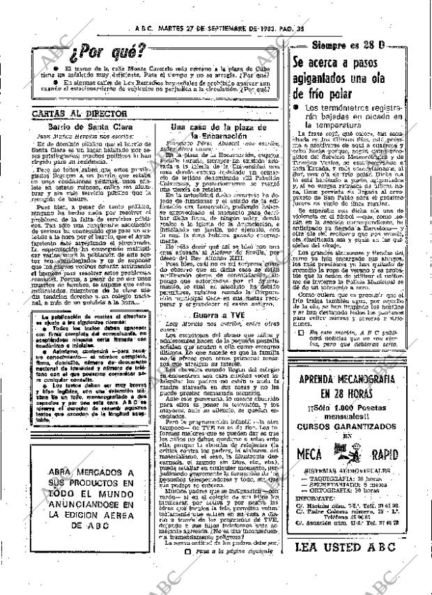 ABC SEVILLA 27-09-1983 página 51