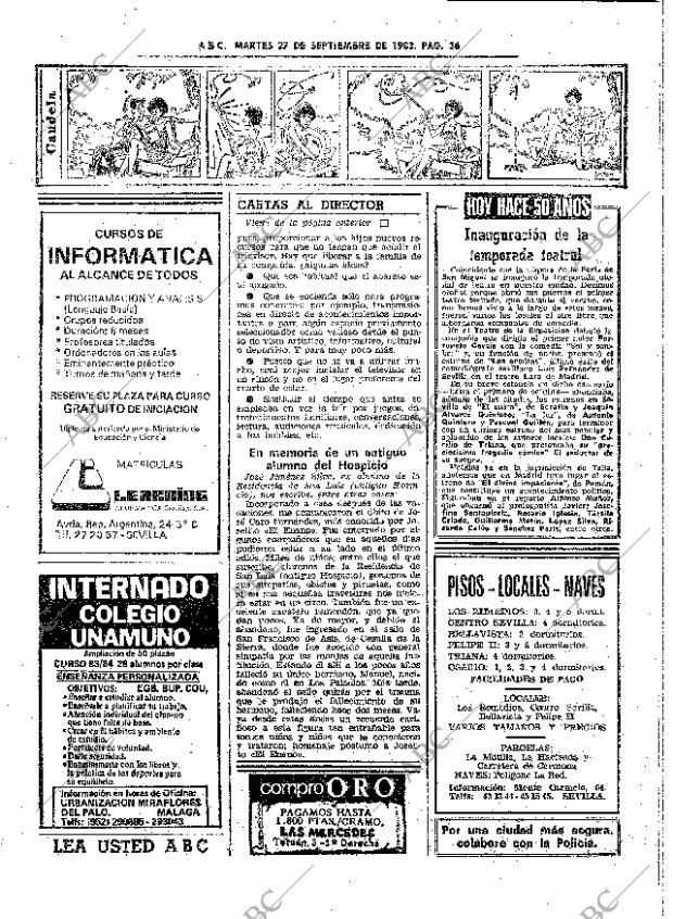 ABC SEVILLA 27-09-1983 página 52