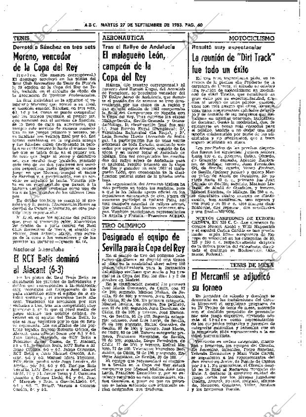 ABC SEVILLA 27-09-1983 página 76