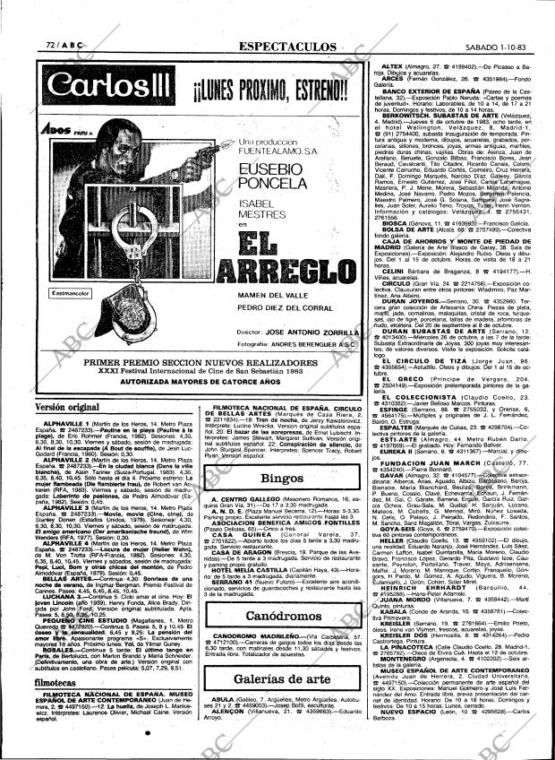 ABC MADRID 01-10-1983 página 72