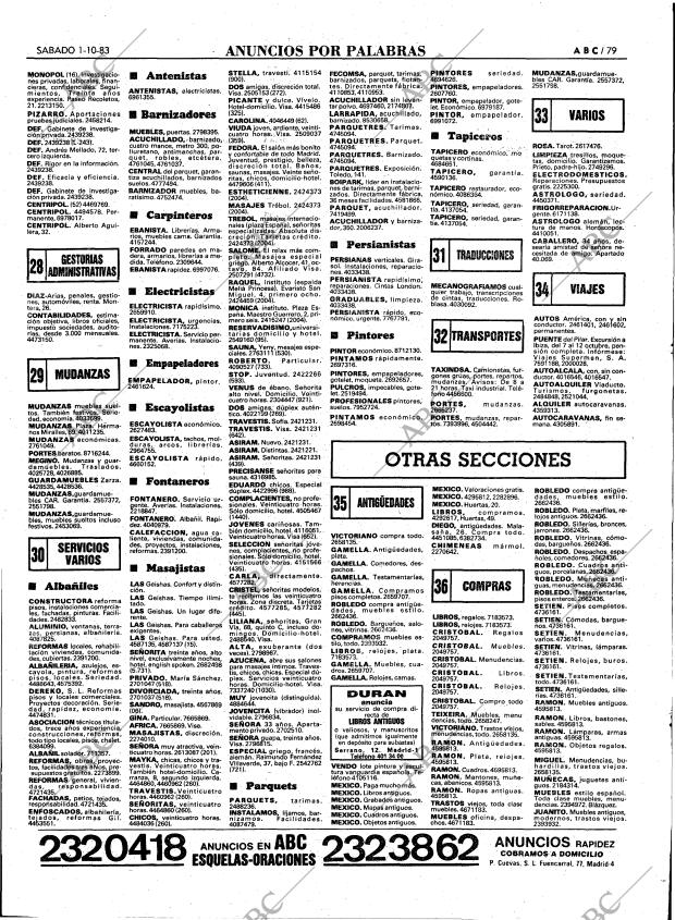 ABC MADRID 01-10-1983 página 79