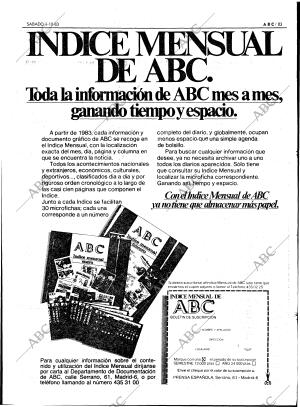 ABC MADRID 01-10-1983 página 83