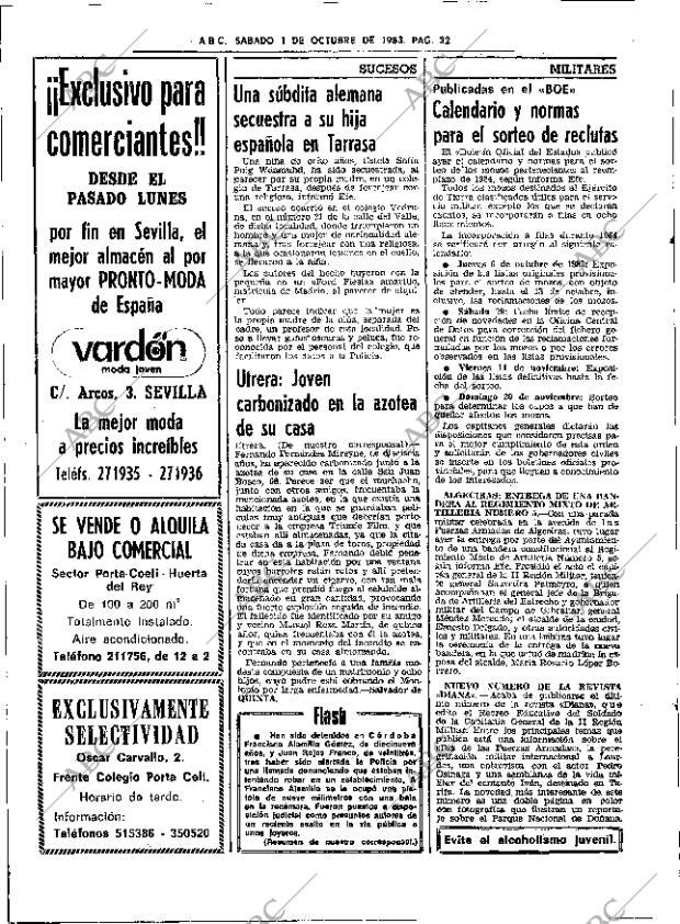 ABC SEVILLA 01-10-1983 página 64