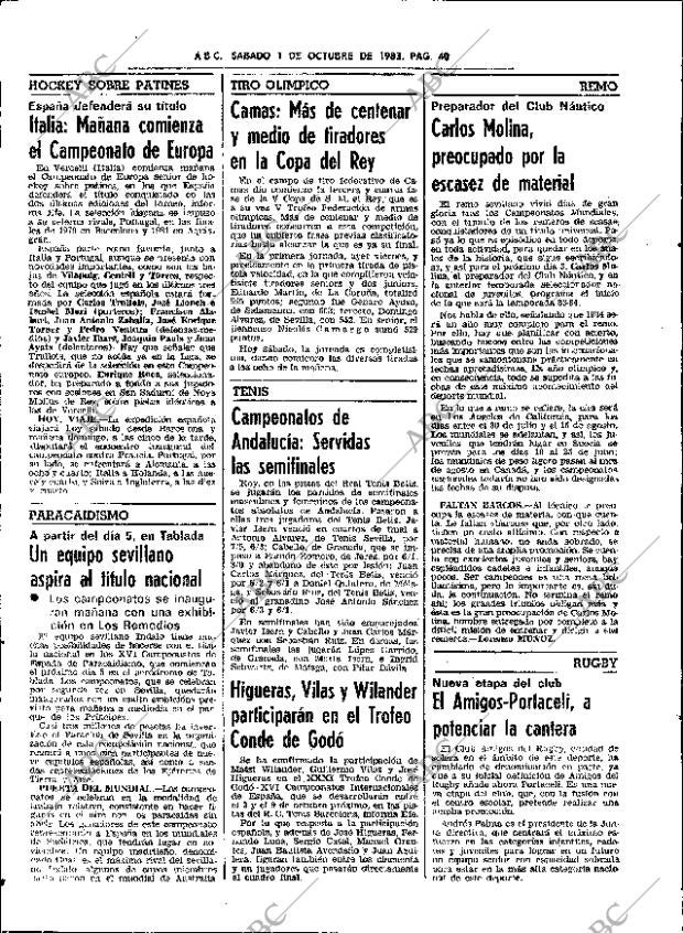 ABC SEVILLA 01-10-1983 página 72