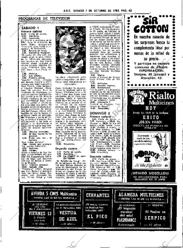 ABC SEVILLA 01-10-1983 página 77