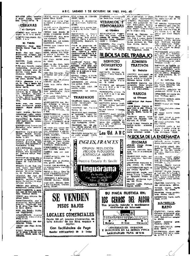 ABC SEVILLA 01-10-1983 página 81