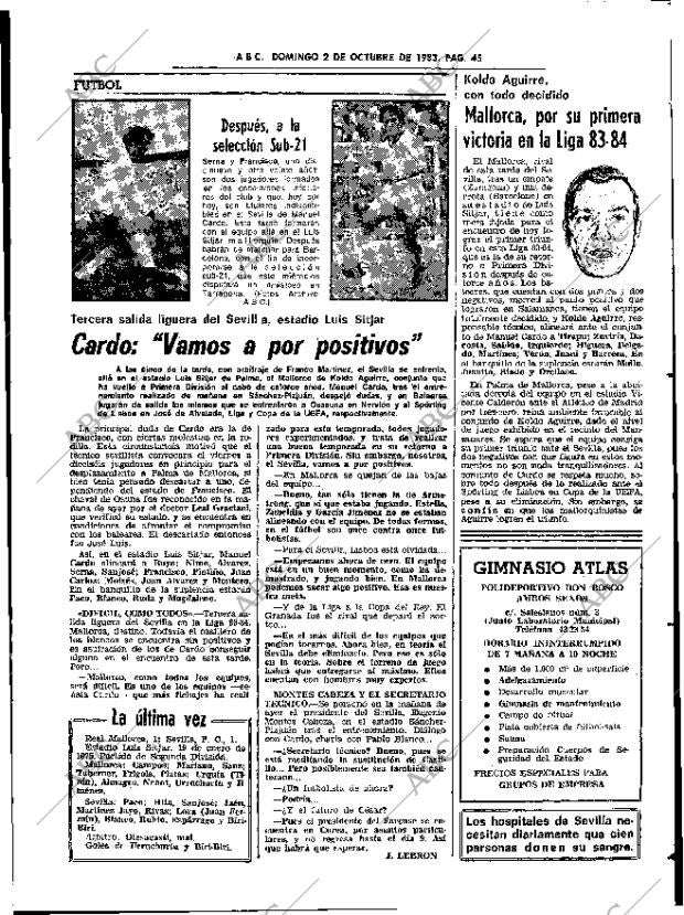 ABC SEVILLA 02-10-1983 página 61