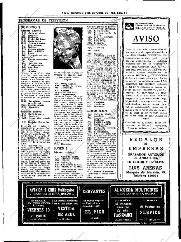 ABC SEVILLA 02-10-1983 página 67