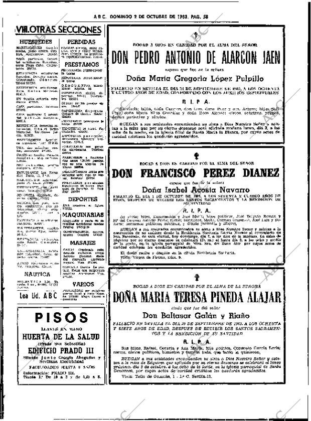 ABC SEVILLA 02-10-1983 página 74