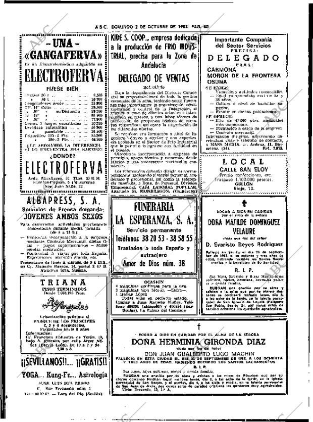 ABC SEVILLA 02-10-1983 página 76