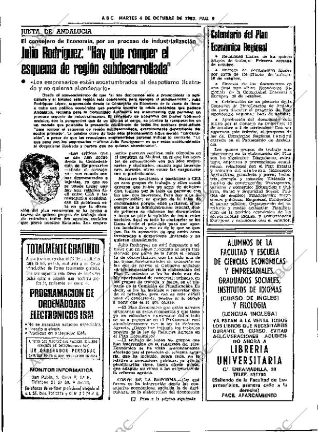 ABC SEVILLA 04-10-1983 página 25