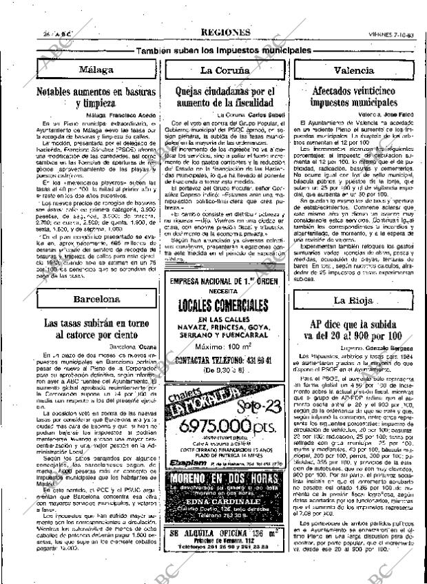 ABC MADRID 07-10-1983 página 26