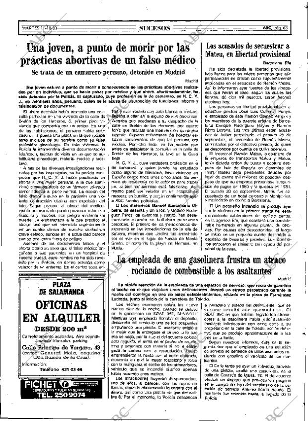 ABC MADRID 11-10-1983 página 63