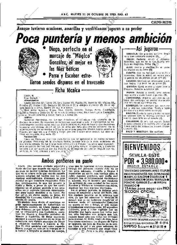 ABC SEVILLA 11-10-1983 página 61