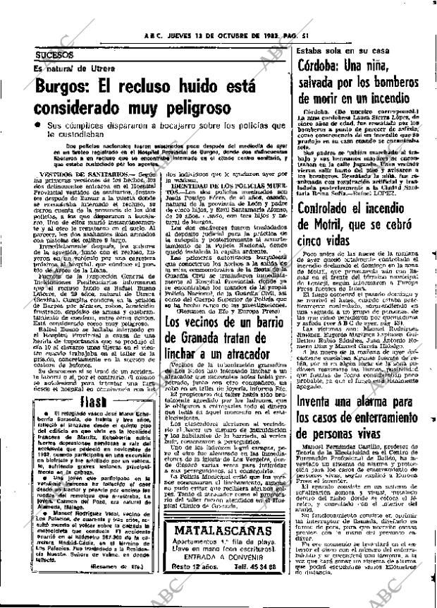 ABC SEVILLA 13-10-1983 página 51