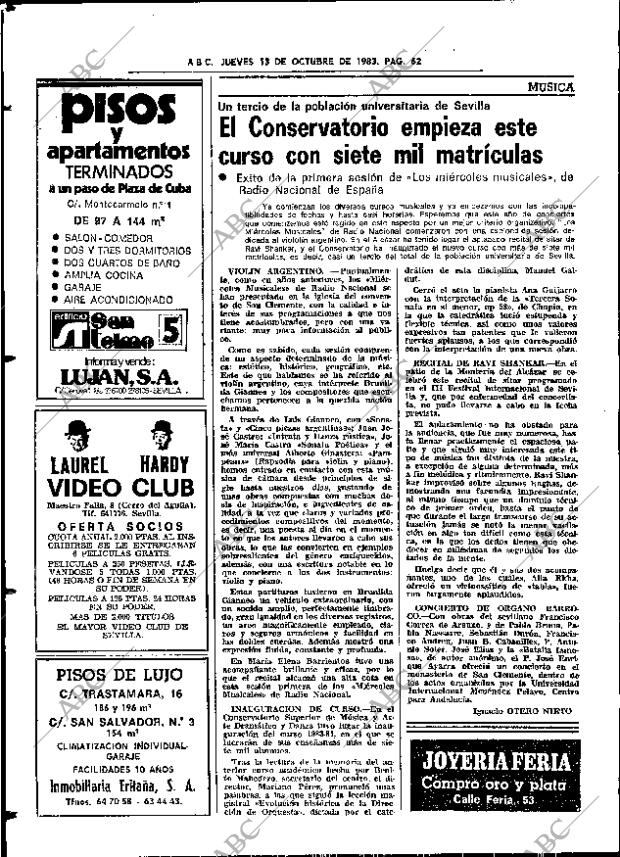 ABC SEVILLA 13-10-1983 página 62