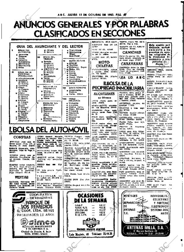 ABC SEVILLA 13-10-1983 página 67