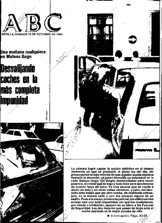 ABC SEVILLA 15-10-1983 página 1