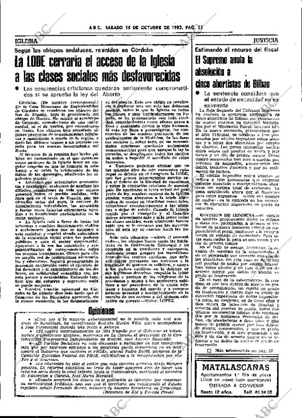 ABC SEVILLA 15-10-1983 página 15