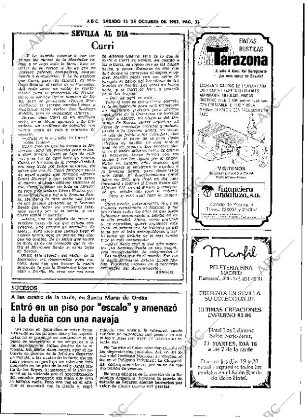 ABC SEVILLA 15-10-1983 página 33