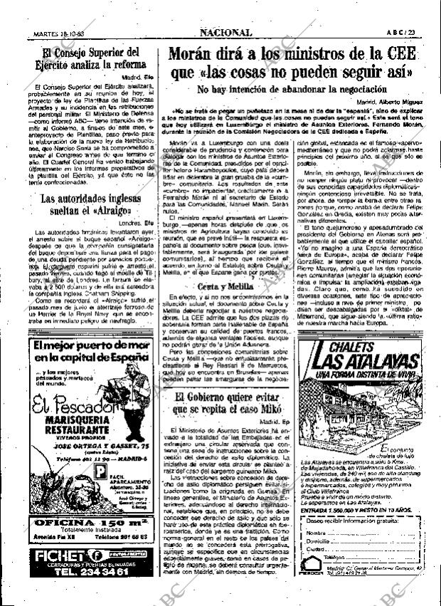 ABC MADRID 18-10-1983 página 23