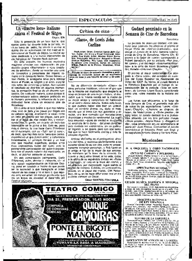 ABC MADRID 19-10-1983 página 70