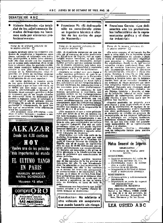 ABC SEVILLA 20-10-1983 página 50