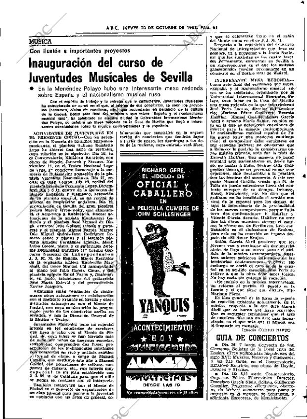 ABC SEVILLA 20-10-1983 página 61