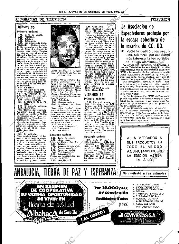 ABC SEVILLA 20-10-1983 página 63
