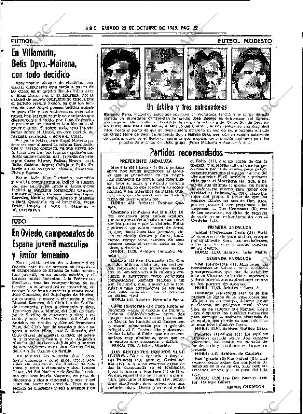 ABC SEVILLA 22-10-1983 página 52