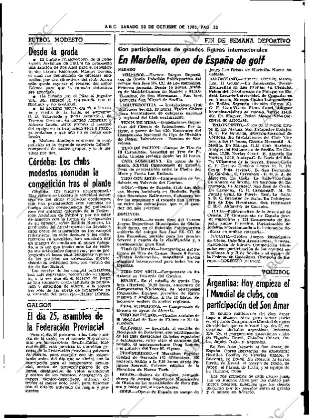 ABC SEVILLA 22-10-1983 página 53