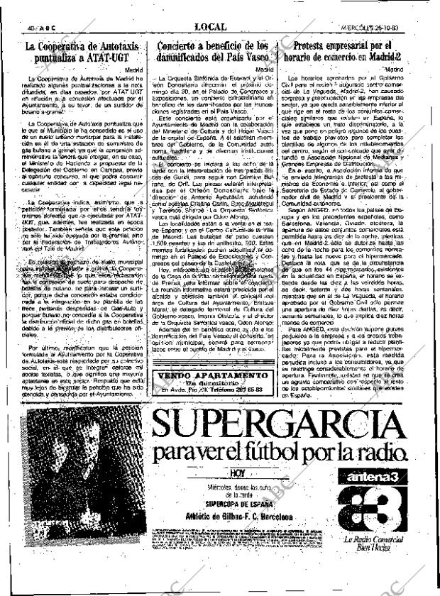 ABC MADRID 26-10-1983 página 40
